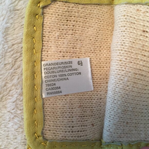 JORDACHE suede gloves size 6.5 - Picture 9 of 10